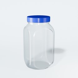 Square 1 Litre Container